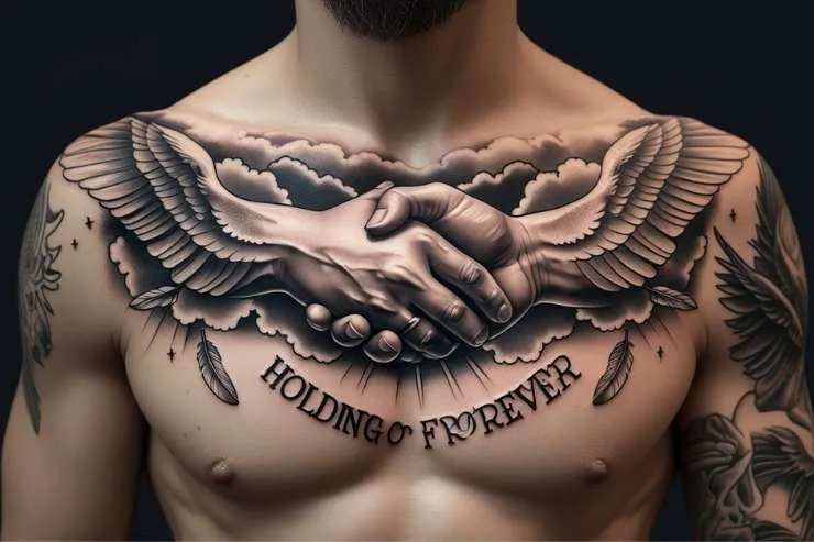 Holding on forever tattoo