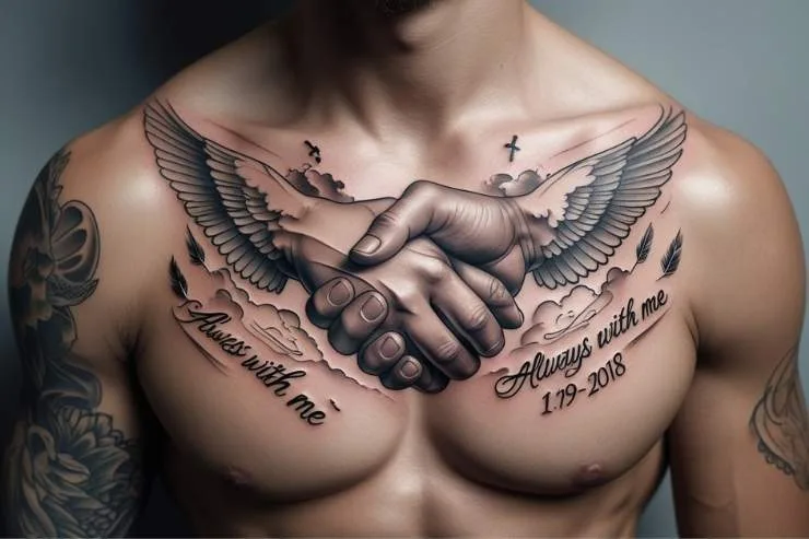 Holding on forever tattoos