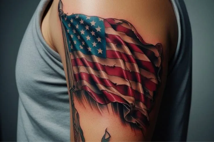 Honoring Your Brother With A Military Flag Tattoo