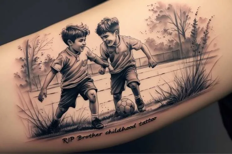 RIP Brother Childhood Tattoo
