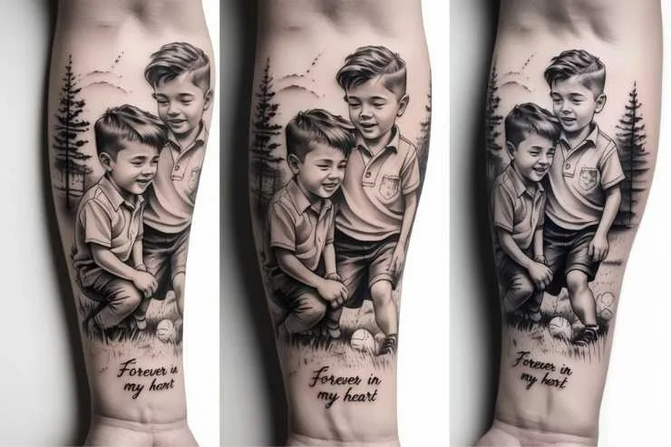 RIP Brother Childhood Tattoos