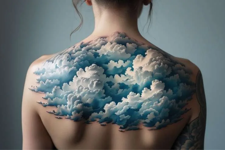 Cloud Background Tattoo
